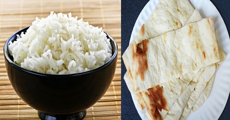 শরীরের ওজন কমানোর জন্য ভাত খাওয়া ভালো নাকি রুটি খাওয়া ভালো..